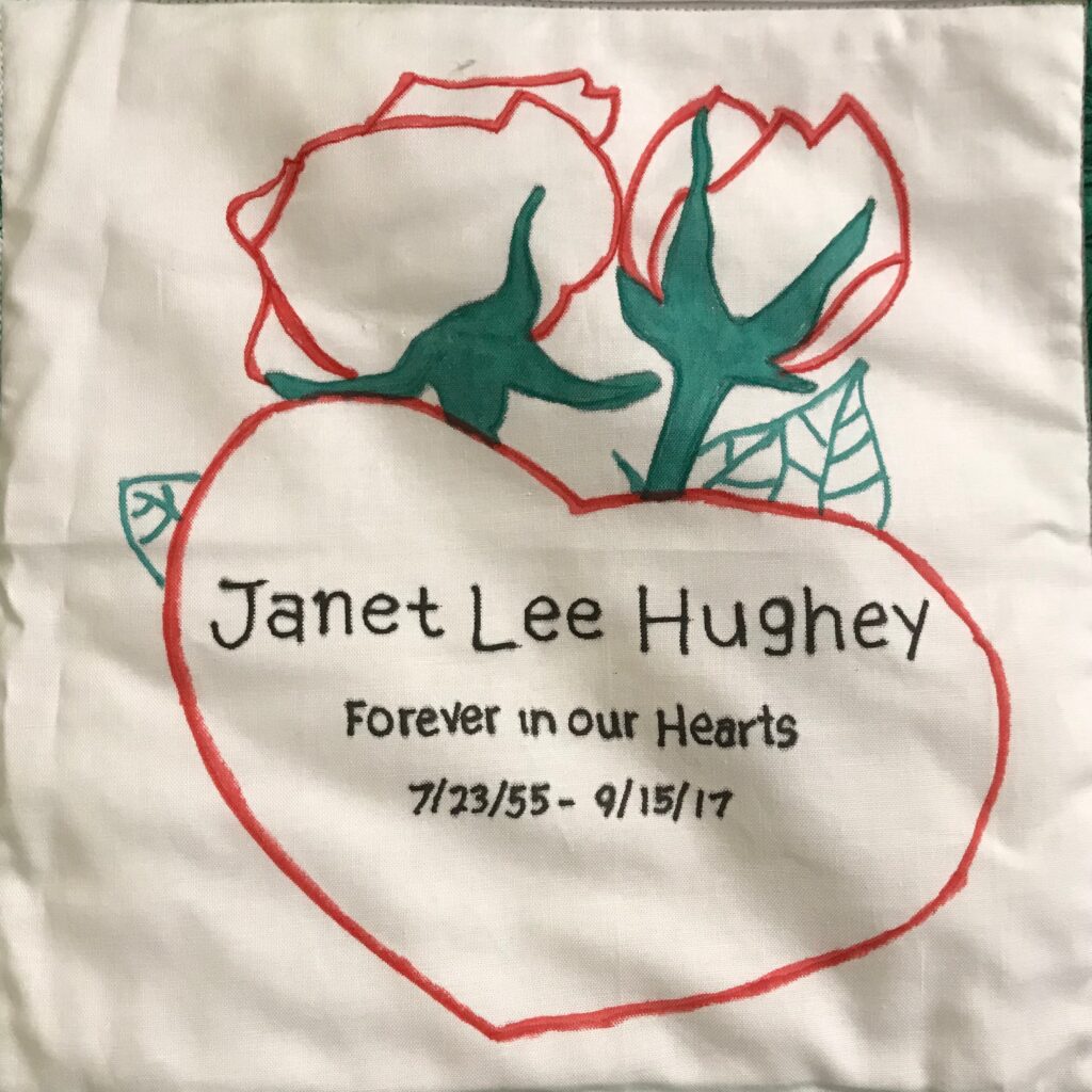 Janet Hughey, Forever in our hearts
