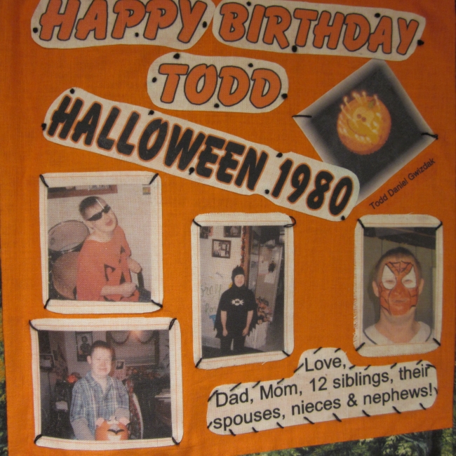 Todd Gwizdak, Halloween 1980 with pics of kids in costumes