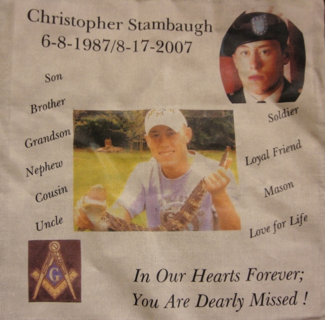 Chris Stambaugh, in our hearts forever, you are dearly missed.