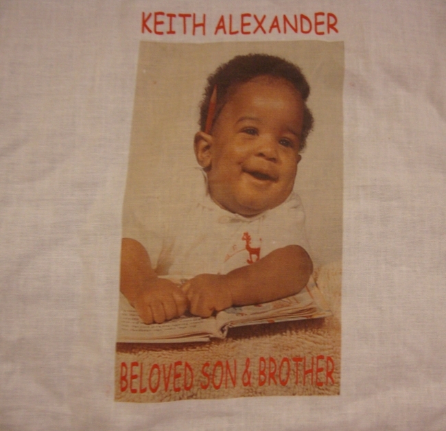 Keith Alexander, Beloved son and brother