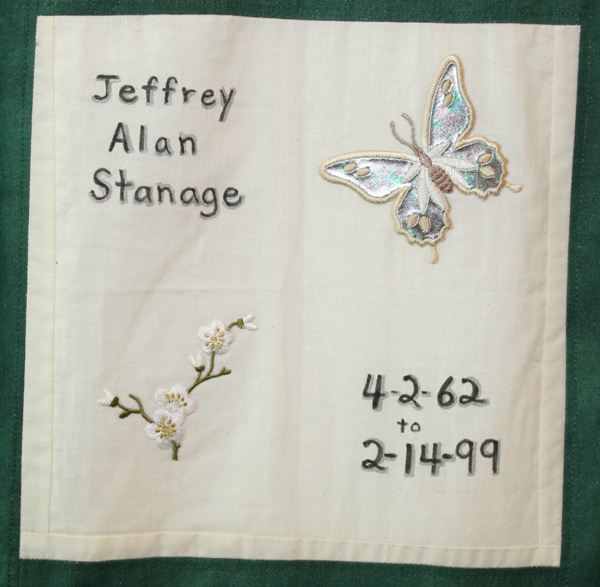 Jefferey Stanage, April 1962 - February 1999