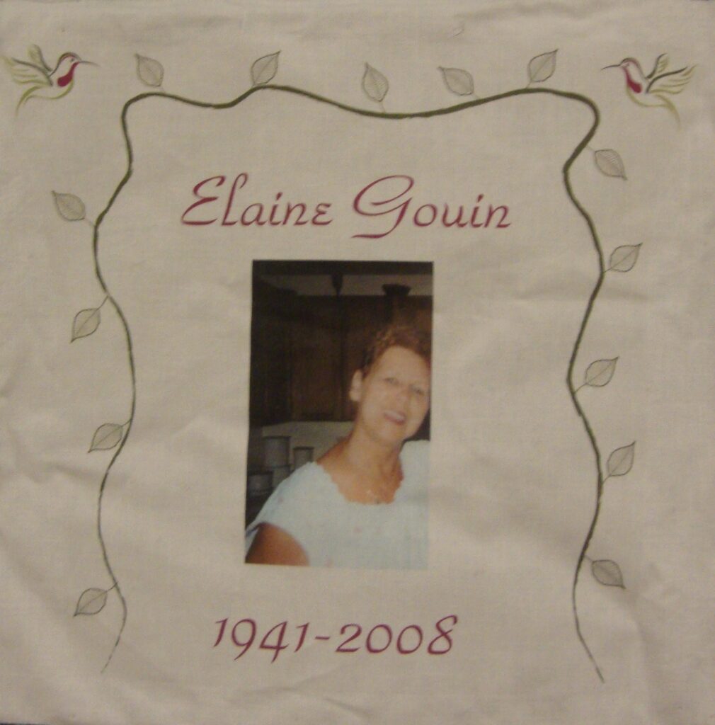 Elaine Gouin, 1941 - 2008