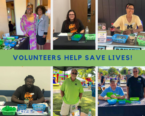 Volunteers Help Save Lives