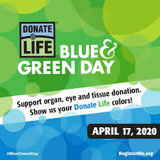 Donate Life America is sponsoring a photo contest for National Blue &amp; Green Day
