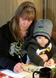 Hand donor Shayna Sturtevant's mother, Debra Wyant, writes a letter to her daughter's recipient