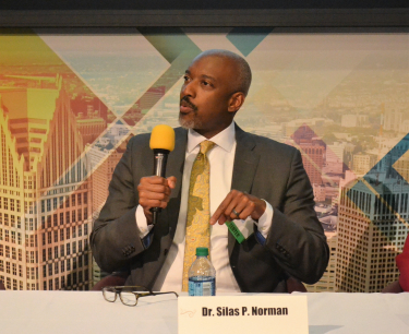 Let's Talk kickoff event panelist Dr. Silas Norman