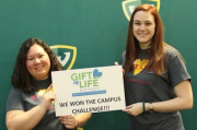 Wayne State University students during the Gift of Life Campus Challenge