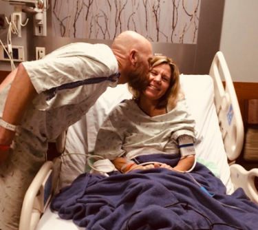 Todd Luchies donated a kidney to his wife, Heather. 