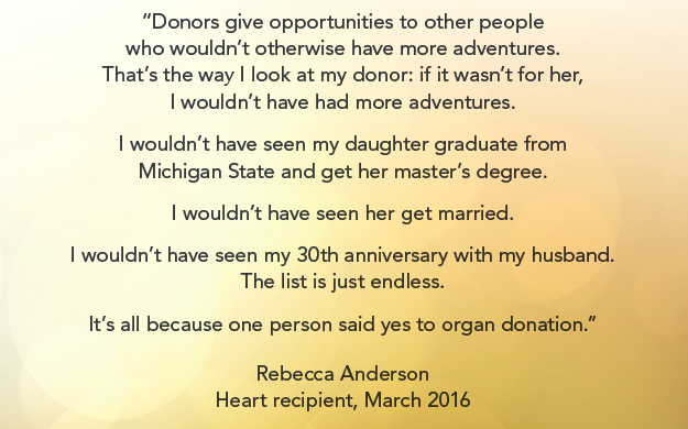 Testimonial from heart transplant recipient