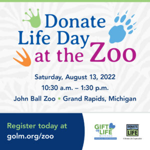 Donate Life Day at the Zoo flyer