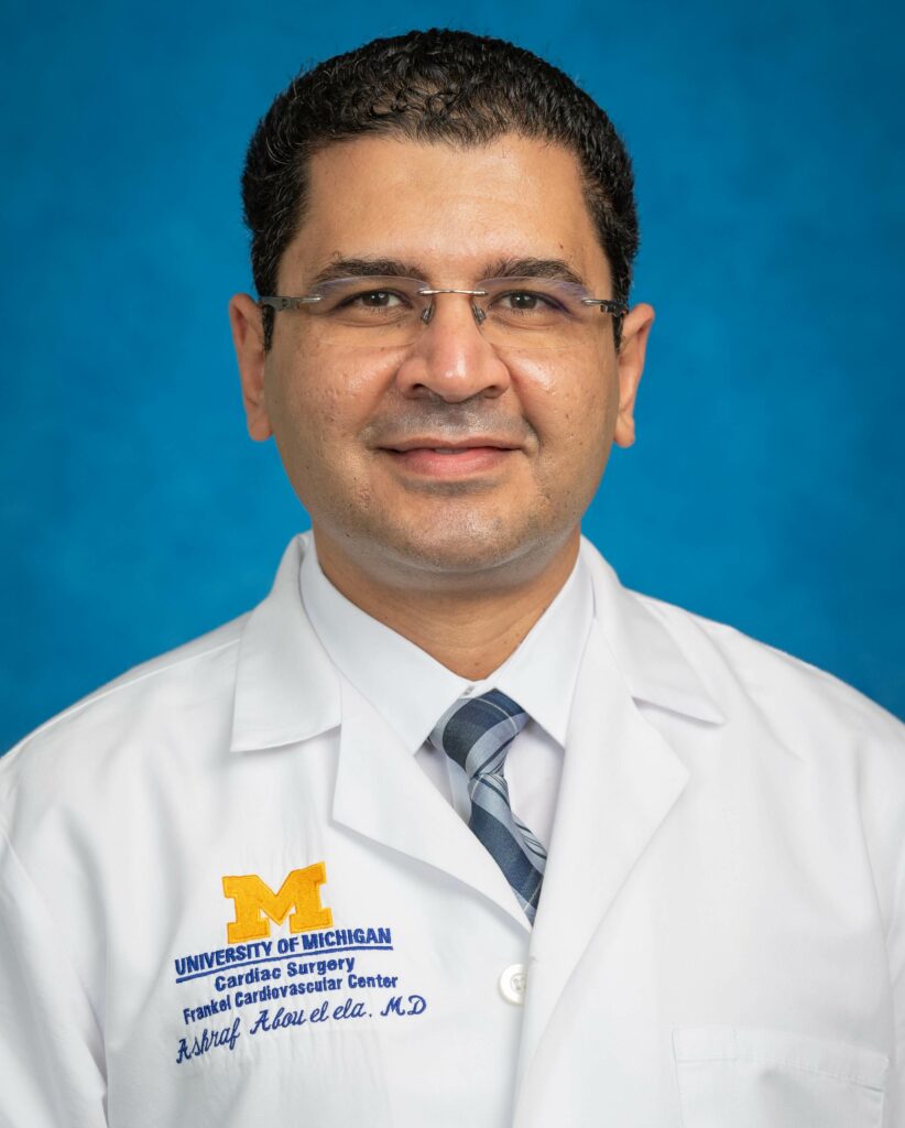 Dr. Ashraf Abou el ela, of Michigan Medicine, is receiving the Physician Champion Award