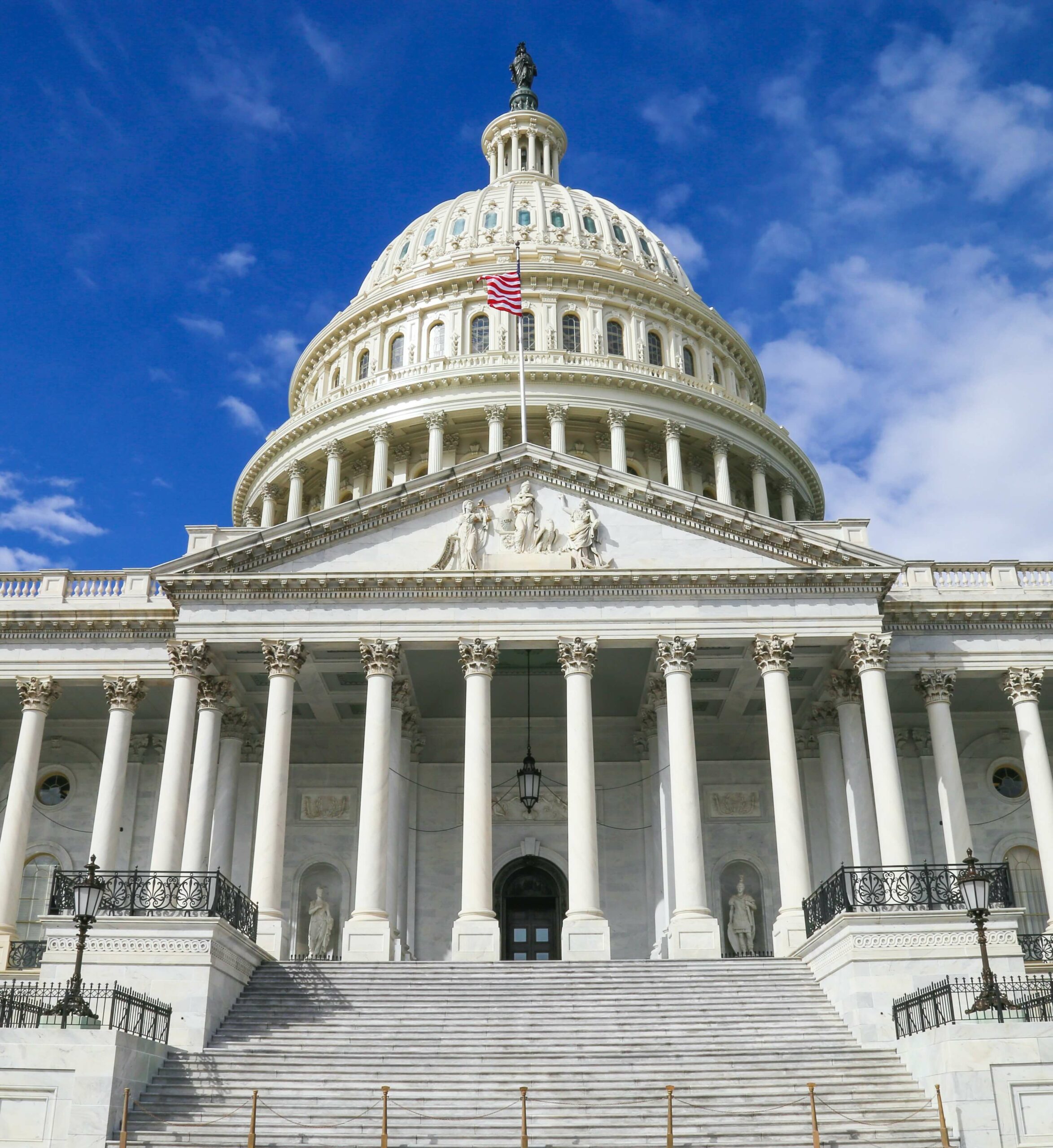 The Capitol building in Washington DC