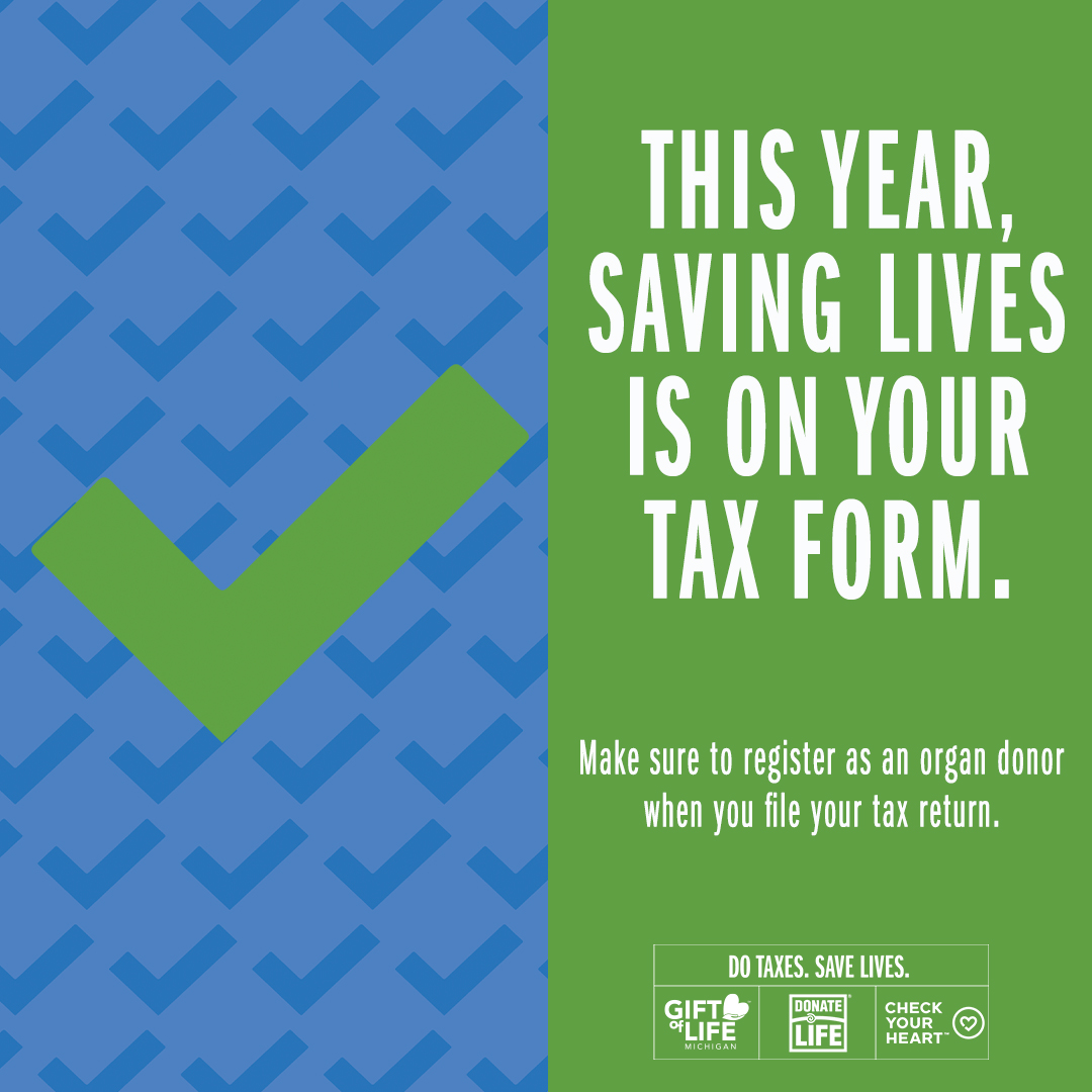 This year, saving lives is on your tax form.