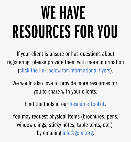 We Have Resources For You