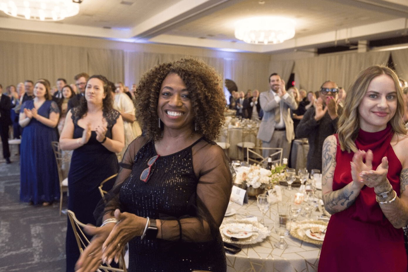 A standing ovation at the 2024 Champions Gala