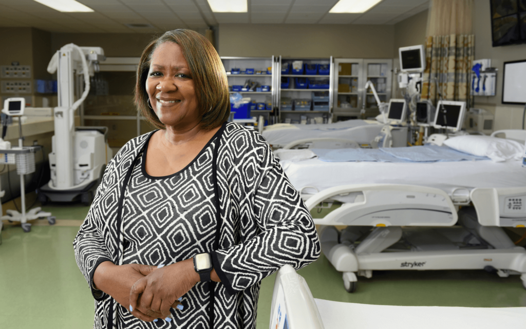 Sheila Alston in Gift of Life's ICU