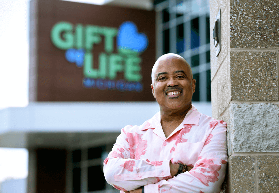 Michael Love, two-time double lung transplant recipient, is a Gift of Life volunteer