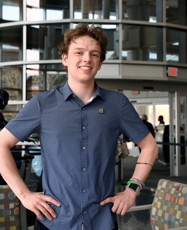 Tommy Schomaker is a nursing assistant on the pediatric cardiology floor at Mott Children's Hospital, where he received his own heart transplant at age 8.
