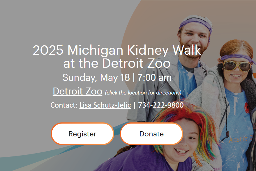 2025 MIchigan Kidney Walk at the Detroit Zoo