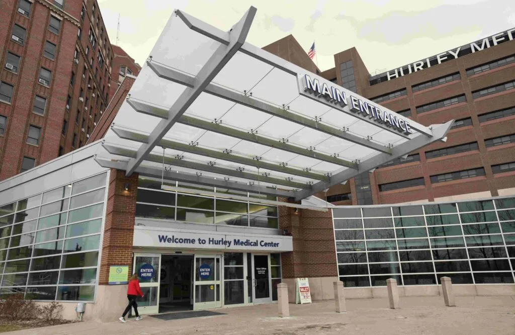 Hurley Medical Center entrance