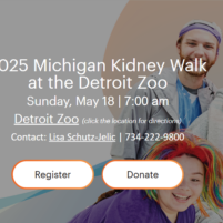 2025 MIchigan Kidney Walk at the Detroit Zoo